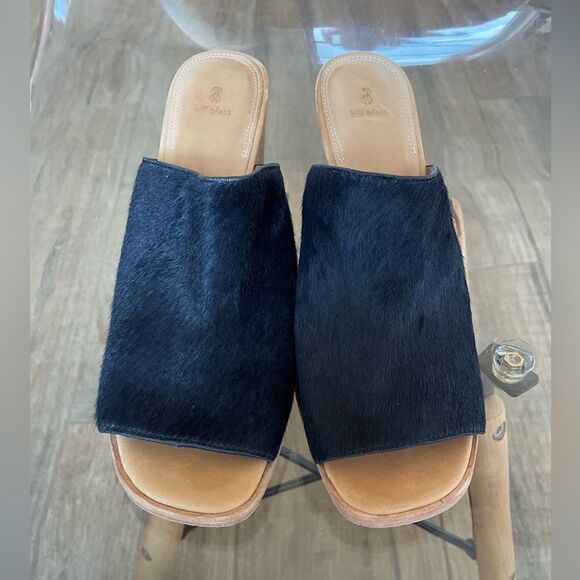Bill Blass Niki Horse Hair mules  8.5 - Picture 3 of 11